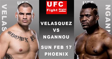 UFC on ESPN: Ngannou vs Velasquez Odds and Predictions.